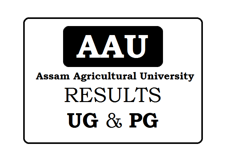 Assam Agricultural University Result for UG & PG