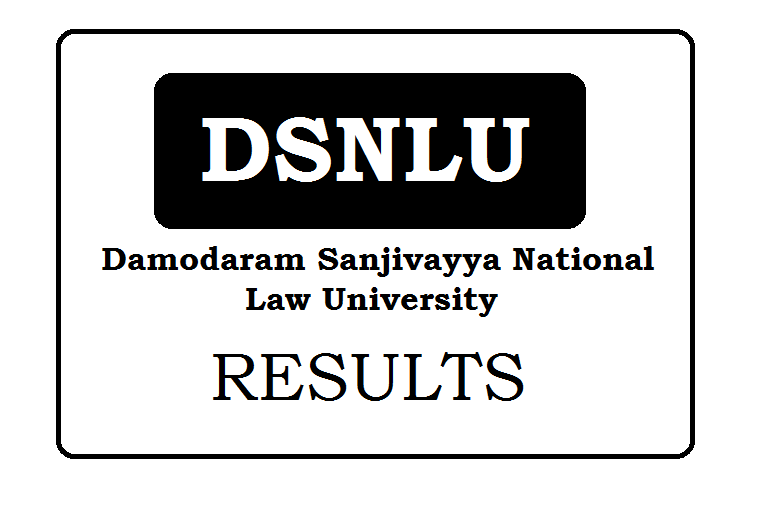 Damodaram Sanjivayya National Law University Results 2022