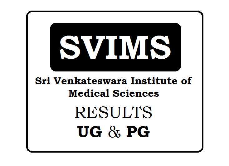 Sri Venkateswara Institute of Medical Sciences Results 