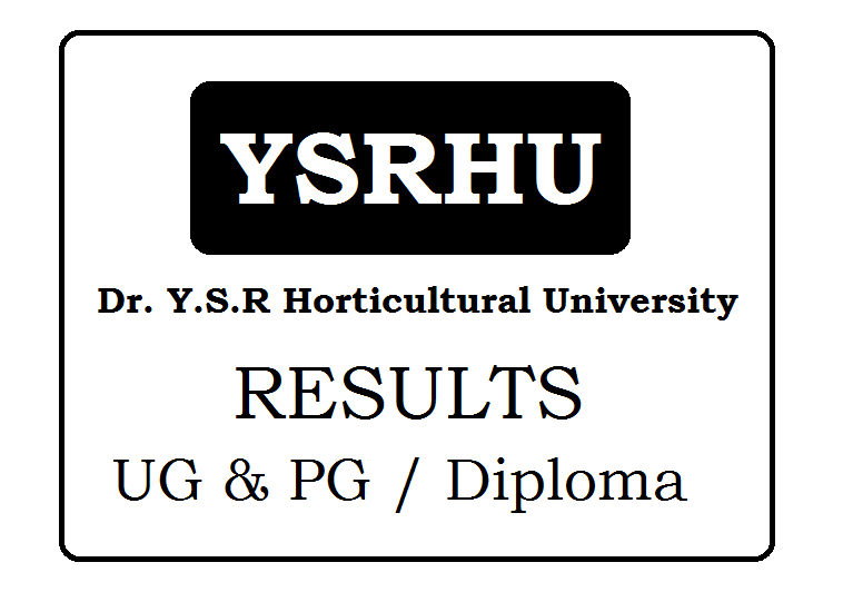 Dr. Y.S.R Horticultural University Results