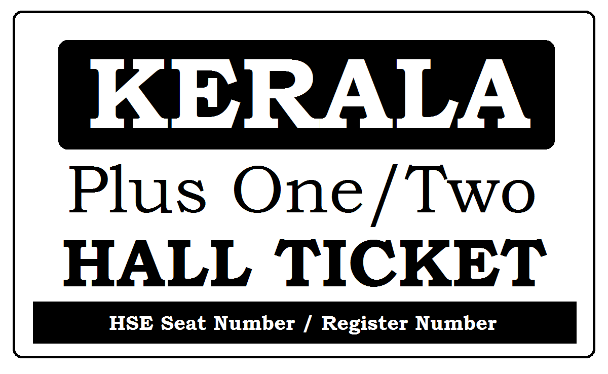 Kerala HSE Hall Ticket 2022