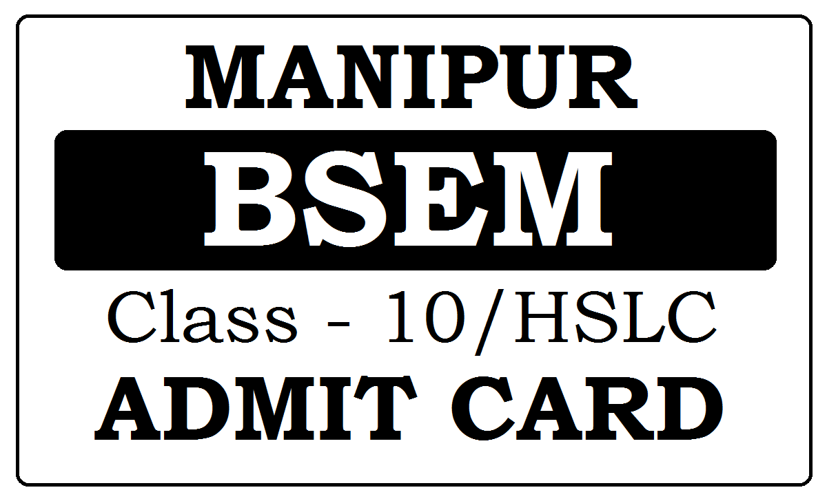 BSEM HSLC Admit Card 2022