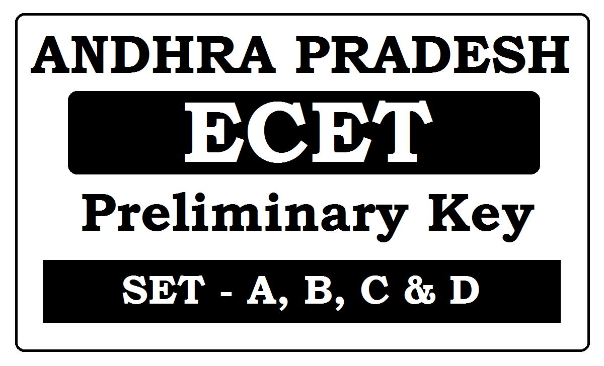 AP ECET Preliminary Key 2023 Download