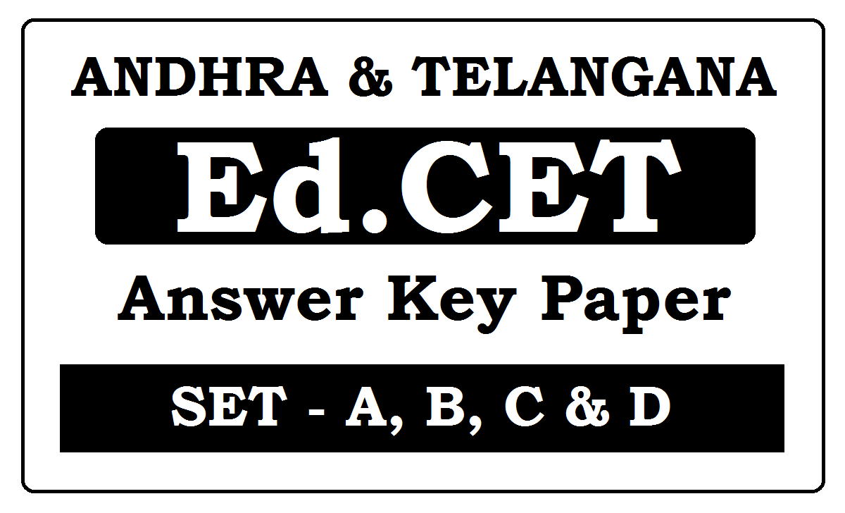 Ed.CET Answer Key 2023 