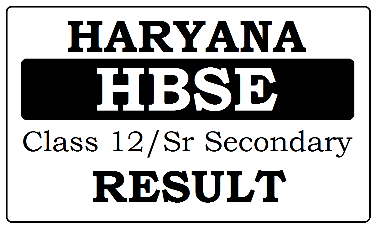 HBSE 12th Results 2024