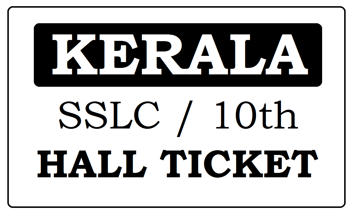 Kerala SSLC Hall Ticket 2022