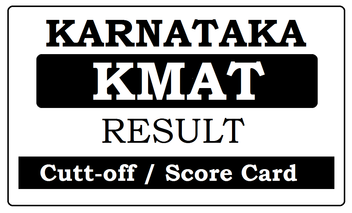 KMAT Results 2022 with Cutt-off / Score Card