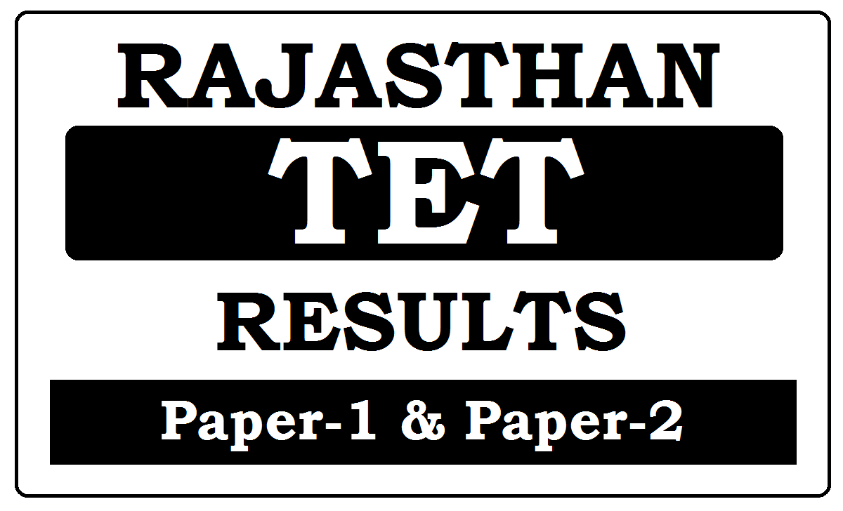Rajasthan TET Results 2023