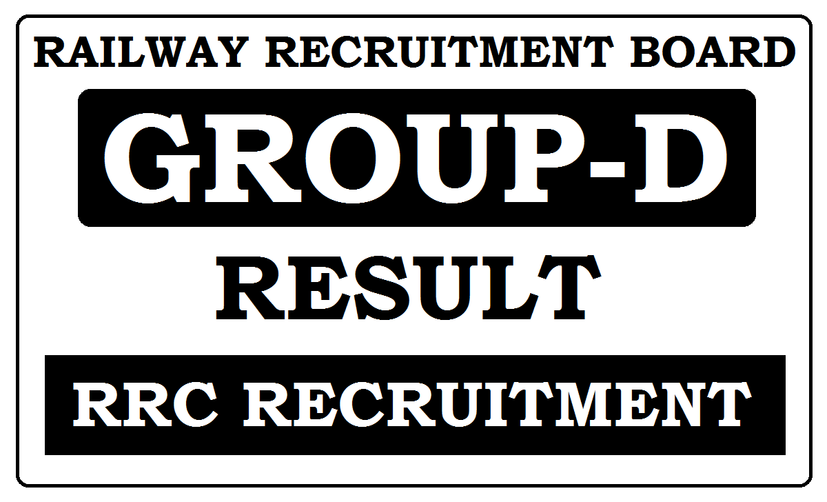 RRB Group-D Results 2022 