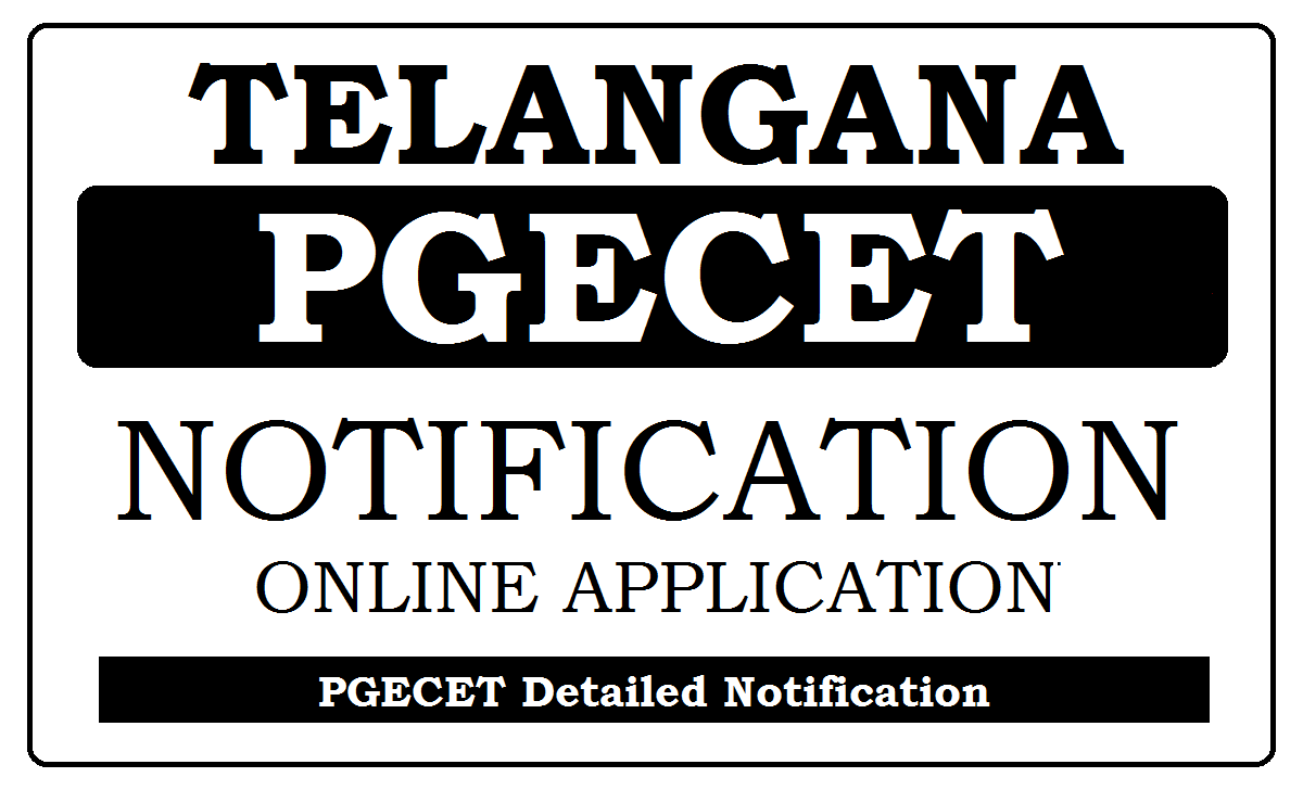 TS PGECET Notification 2022
