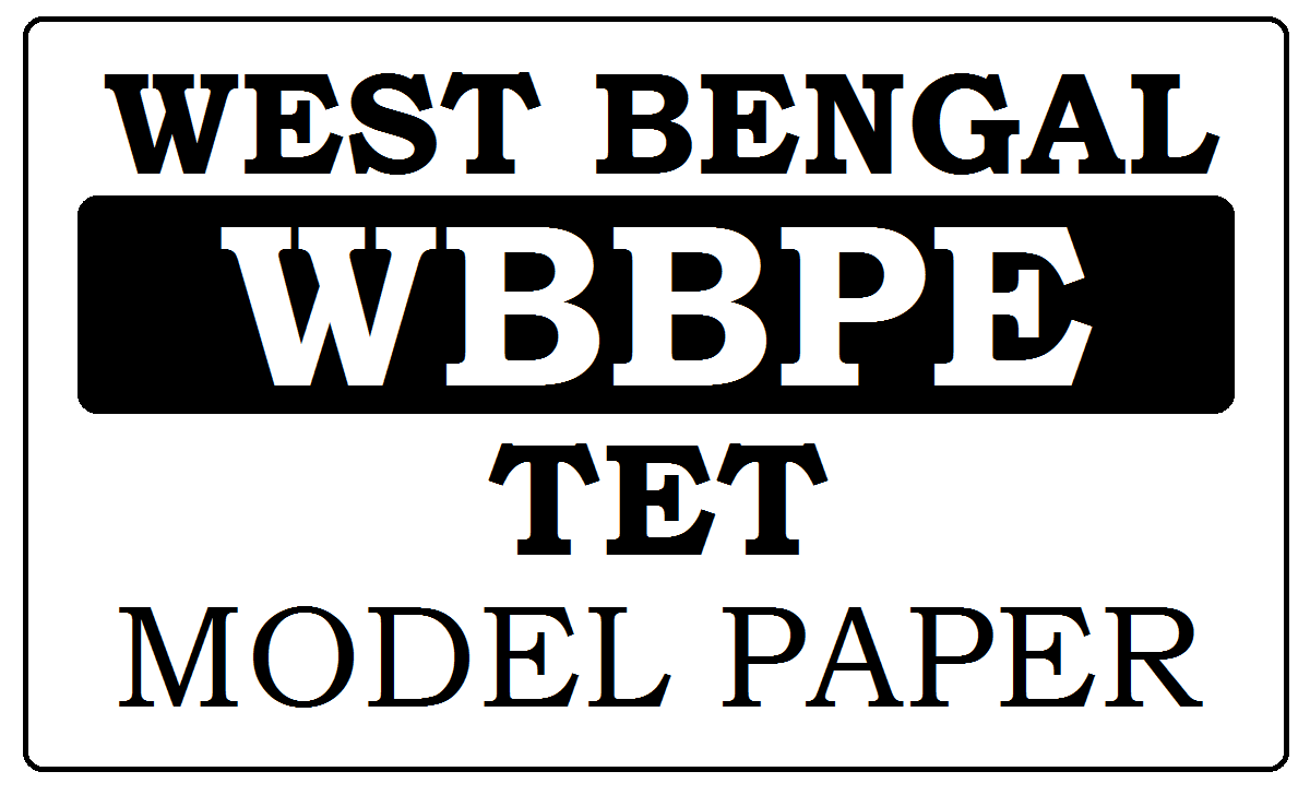 WBBPE TET Model Paper 2022