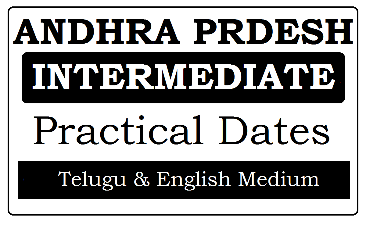 AP Inter Practical Dates 2023