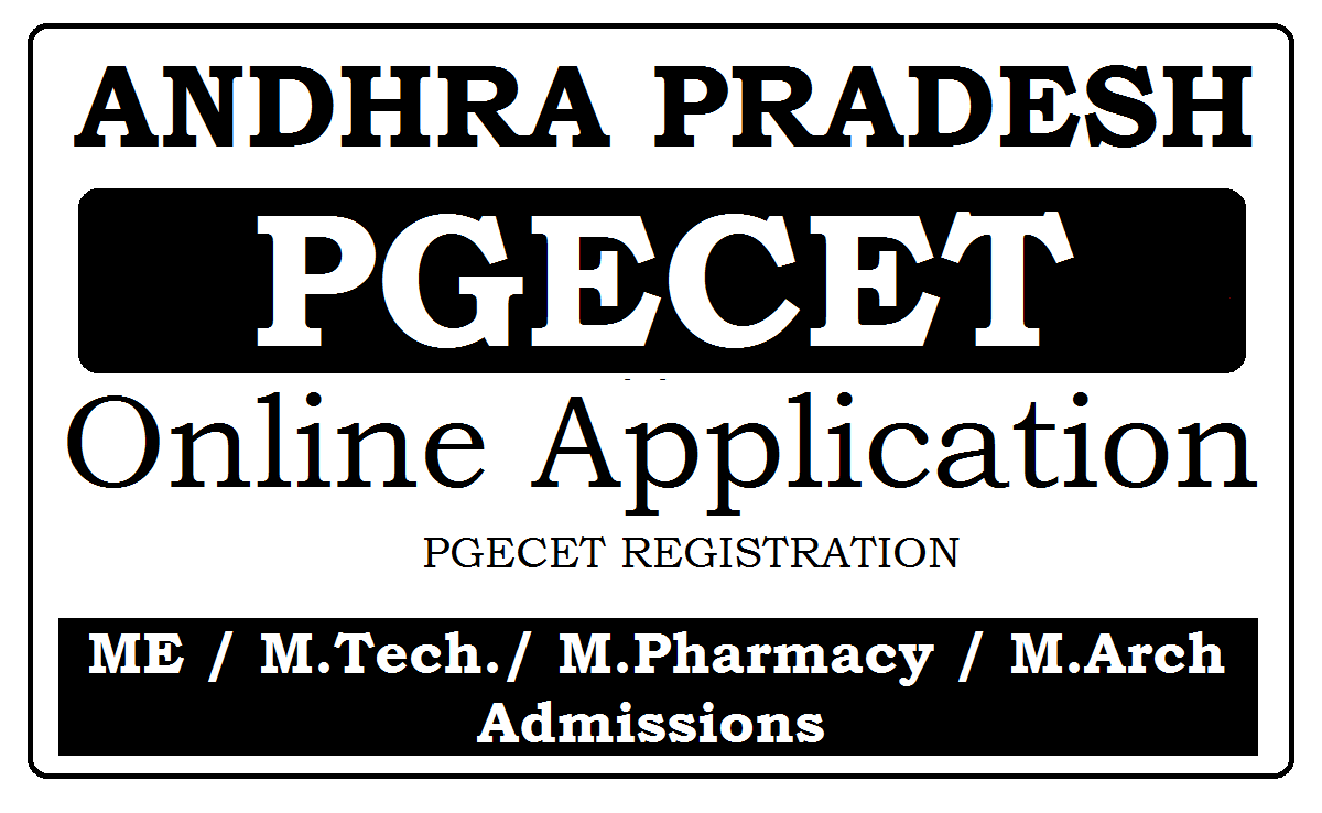 AP PGECET Online Application 2022