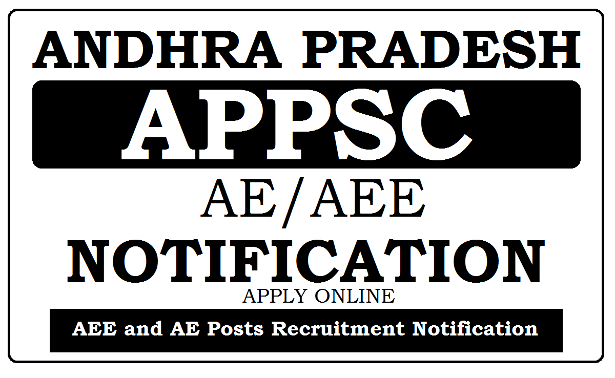 APPSC AE / AEE Recruitment Notification 2021