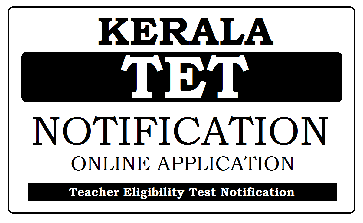 Kerala TET Notification 2024