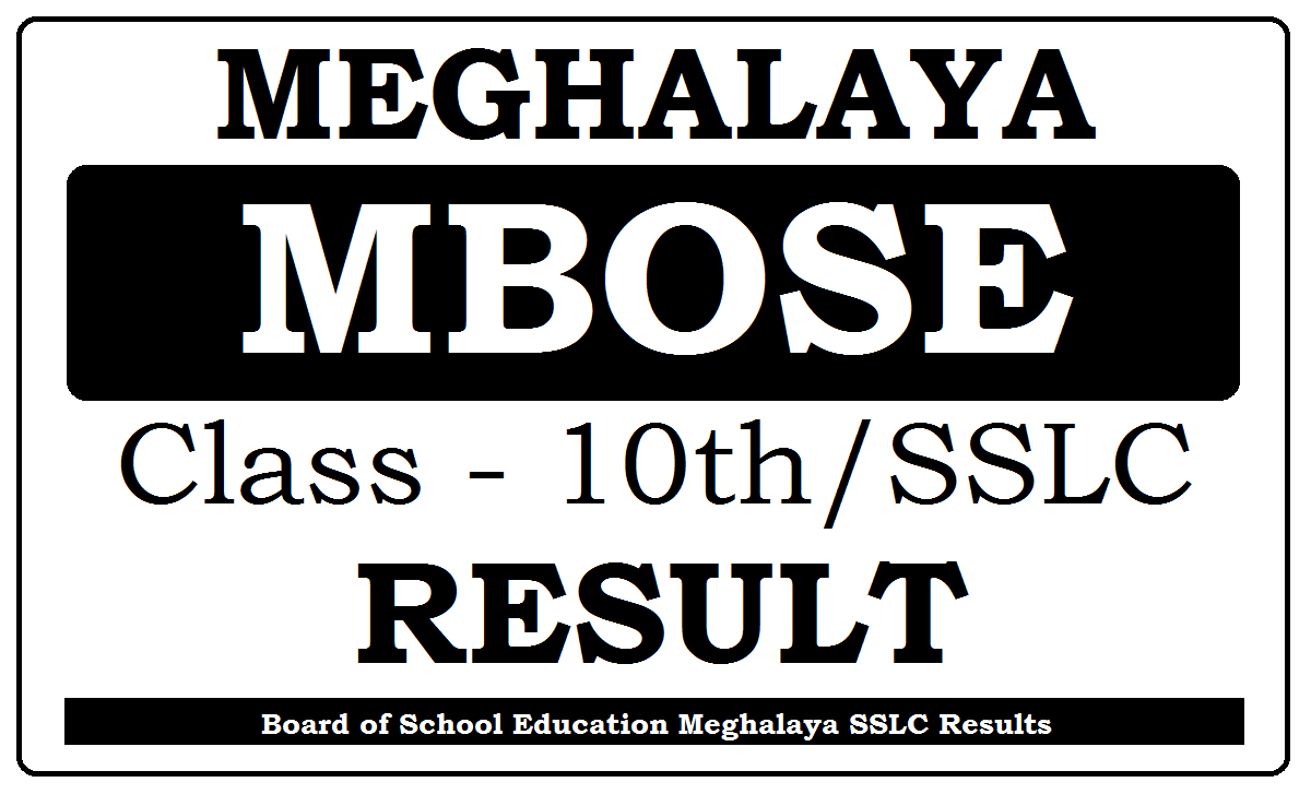 Meghalaya SSLC Result 2022