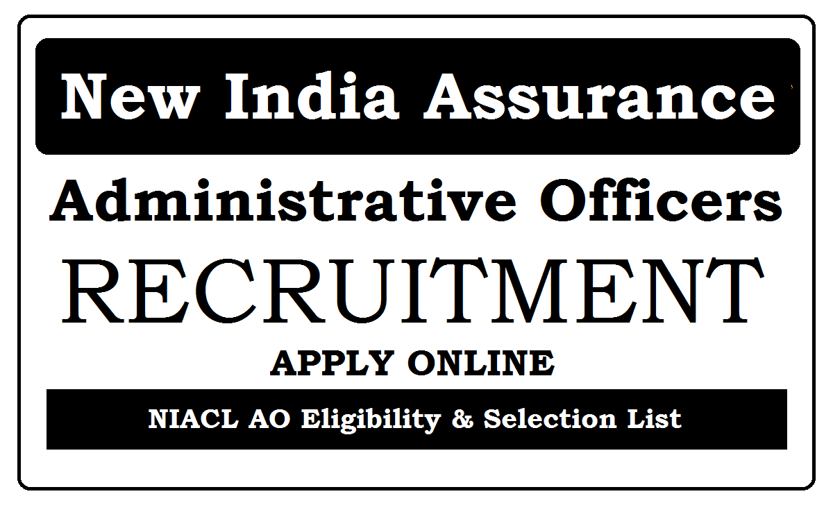 New India Assurance AO Recruitment 2023 
