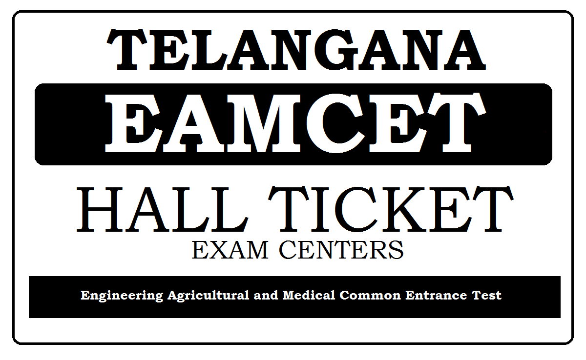TS EAMCET Hall Ticket 2023