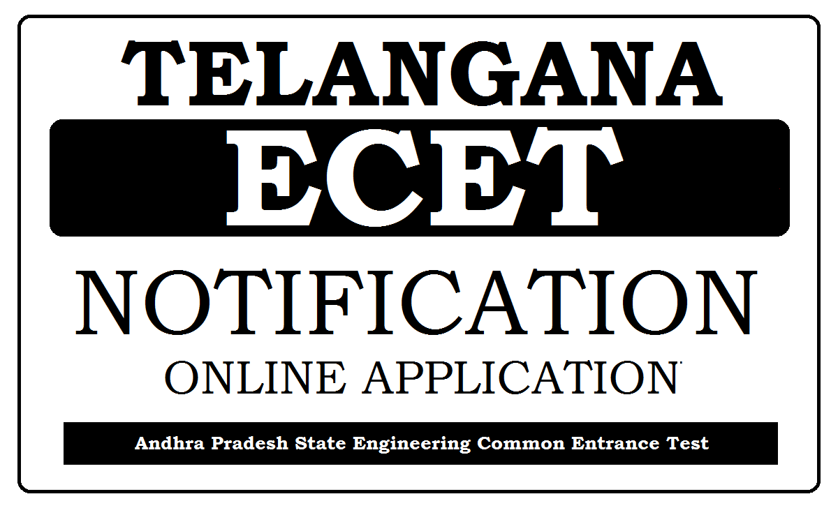 Telangana ECET Notification 2023