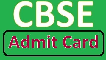 cbse admit card 2020