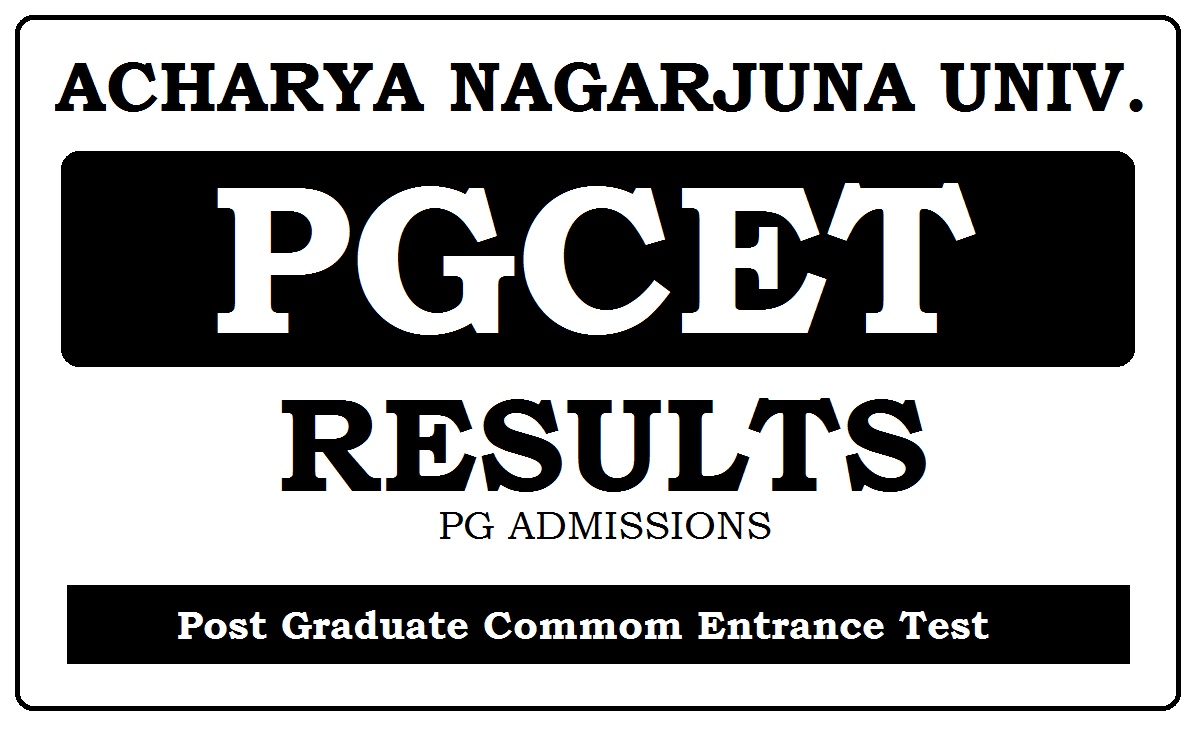 ANU PGCET Results 2022