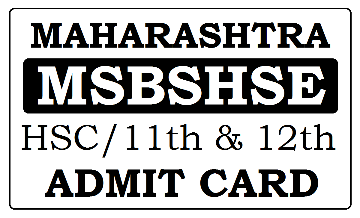 Maharashtra HSC Hall Tickets 2022