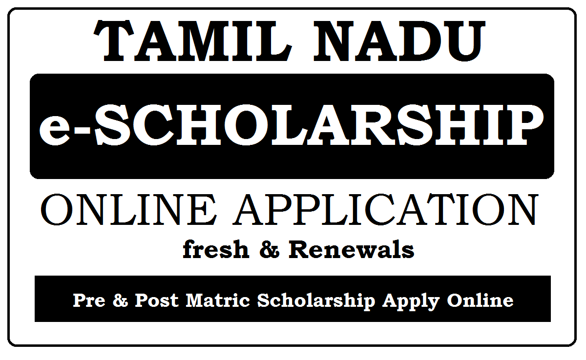 TN e-Scholarship Online Application 2022